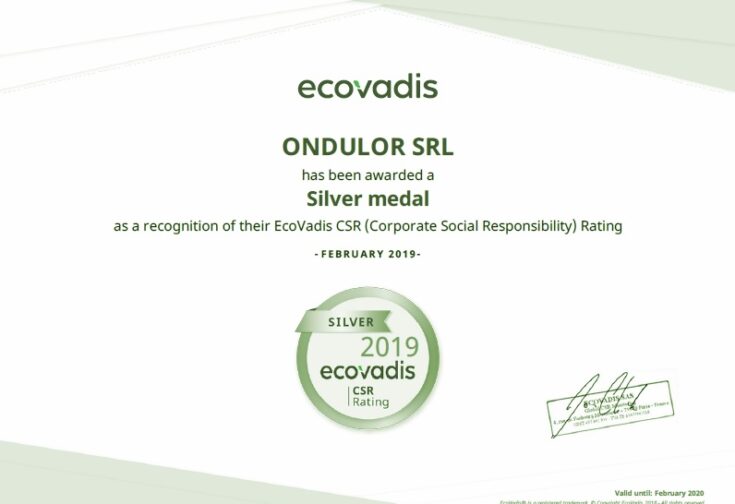 Certificazione-EcoVadis-Ondulor-2019